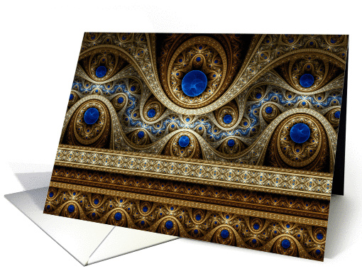 Center Stage - Fractal Art card (1107904)
