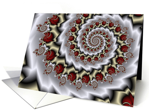 Barbed Nautilus - Fractal Art card (1142680)