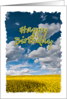 Happy Birthday-spring card