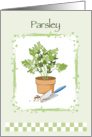 Parsley Note Card