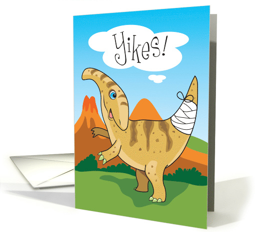 Get Well Dinosaur card (1585880)