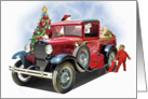 Hot Rod Christmas - Santa’s Truck Full Of Toys card