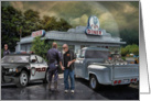 Hot Rod Birthday - Busted On Your Birthday card