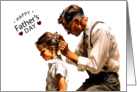 From Your Daughter A Father’s Love Hair Bow Happy Fathers Day card