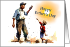 From Your Son Dad & Son Father’s Day Baseball Bonding card