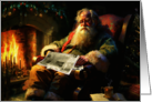 Santa’s Cozy Christmas Break card