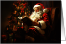 Santa’s List of Naughty or Nice card