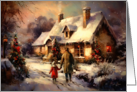 Home for the Holidays card