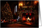 Chimney Claus and Canine Cheer card