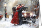 Timeless Love in Winter Valentine’s Day card