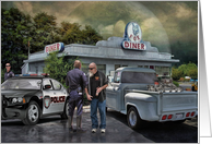 Hot Rod Birthday - Busted On Your Birthday card