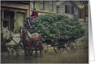 Christmas - Old Fashion Christmas Trees card