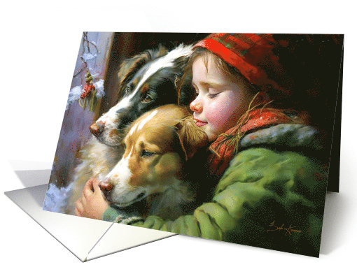 Puppies For Christmas card (1761220)