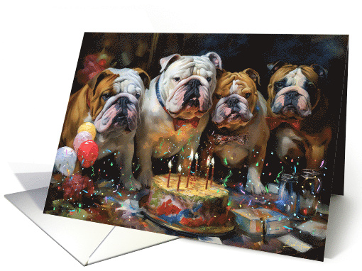 Happy Birthday From The Bulldog Gang card (1766078)