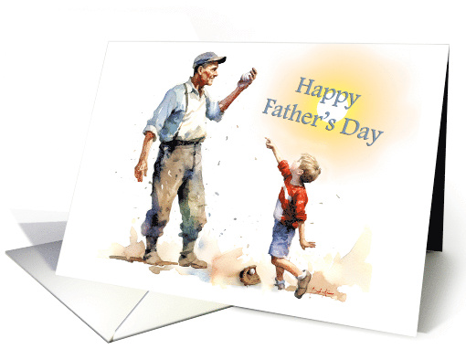 From Your Son Dad & Son Father's Day Baseball Bonding card (1773670)