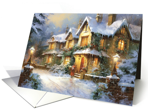 Snow-Kissed Christmas Welcome card (1807898)