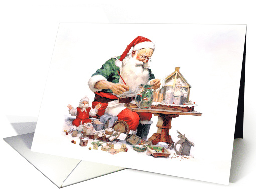 Santa's Workshop Delight card (1812510)