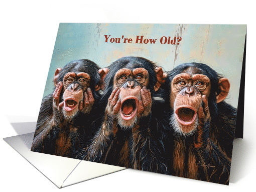 Monkey Business Milestone Birthday card (1824048)