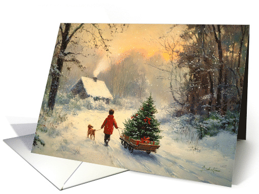 Bringing Home the Holiday Cheer card (1879242)