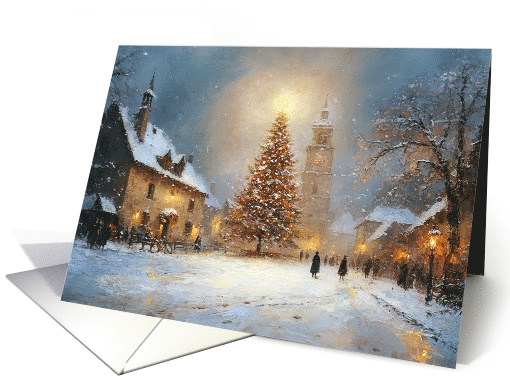 Silent Night Solitary Lights card (1888080)