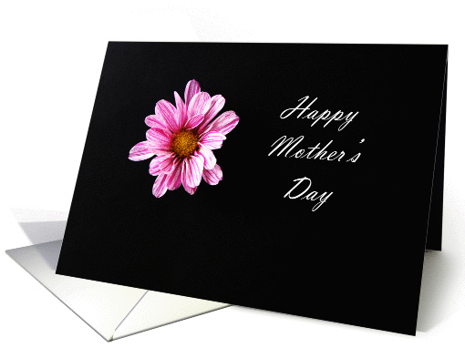 Mother's day card with a single Chrysanthemum flower card (1102532)