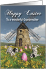 Happy Easter dogs for Grandmother card