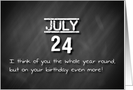 Birthday July 24th