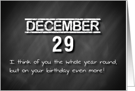 Birthday December...