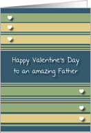 Happy Valentine’s Day Father card