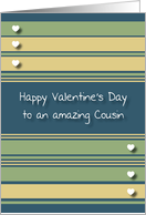 Happy Valentine’s Day Cousin card
