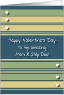 Happy Valentine’s Day Mom and Step Dad card