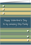 Happy Valentine’s Day Step Family card