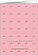 Hearts Wonderful Step Mom Valentine’s Day card