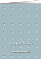 Hearts Wonderful Twins Valentine’s Day card
