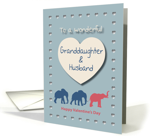 Elephants Hearts Wonderful Granddaughter and Husband... (1188582)