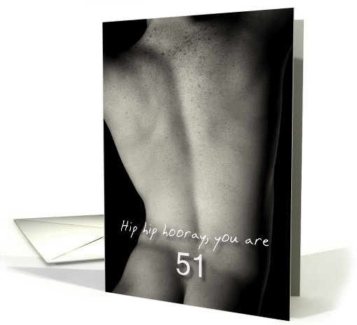 51st Sexy Hip Hooray Birthday Boy card (1228656)