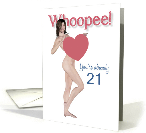 21st Whoopee Sexy Pin Up Birthday card (1233260)