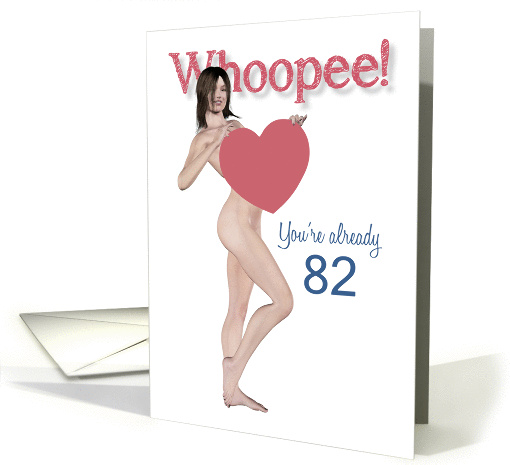 82nd Whoopee Sexy Pin Up Birthday card (1240426)
