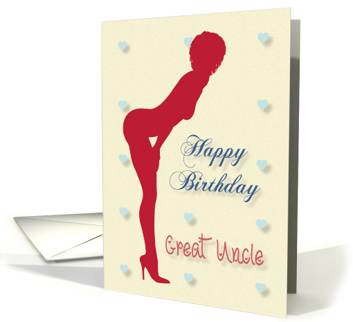 Sexy Pin Up Birthday for Great Uncle card (1253456)