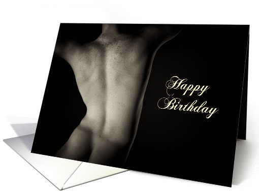 Sexy Man Back Birthday card (1254842)