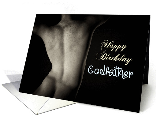 Sexy Man Back for Godfather Birthday card (1255330)