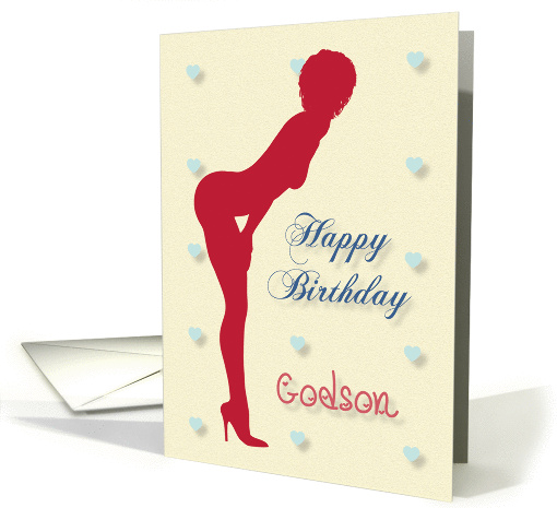 Sexy Pin Up Birthday for Godson card (1257566)