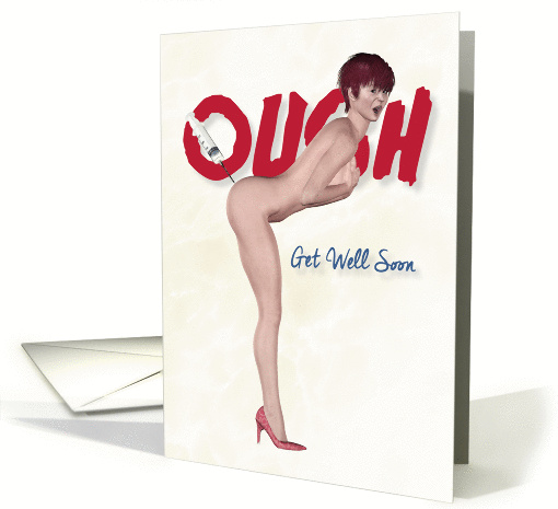 Ough Pin Up to Get Well card (1261246)