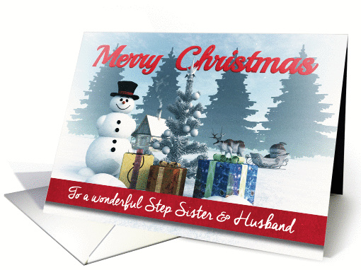 Christmas Snowman with Presents and Tree for Step Sister... (1297916)