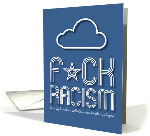 Fuck Racism Martin Luther King card (1306070)