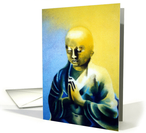 Buddhist Monk card (1112118)