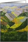 Blank Note Card -Hills and Valleys card