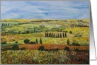 Blank Note Card - Wild Grasses under big sky card