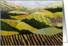 Blank Note Card - Fields, Vineyards, Sky card