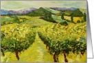 All Occasion Blank Note Card - Rocky Hills and Vineyards card